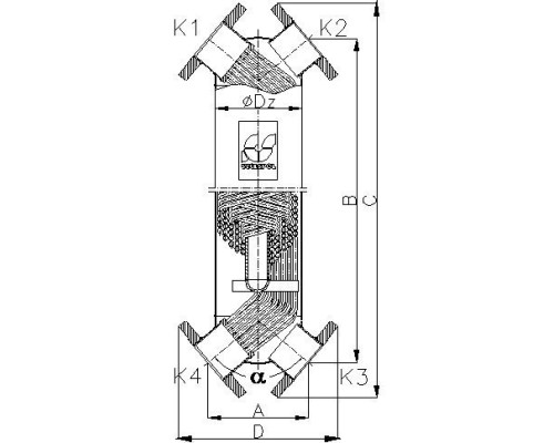 JAD XK 2.11 BF.STA.SS теплообменник кожухотрубчатый