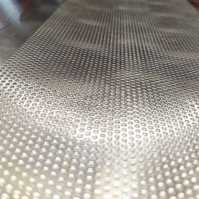 Sheet metal perforation